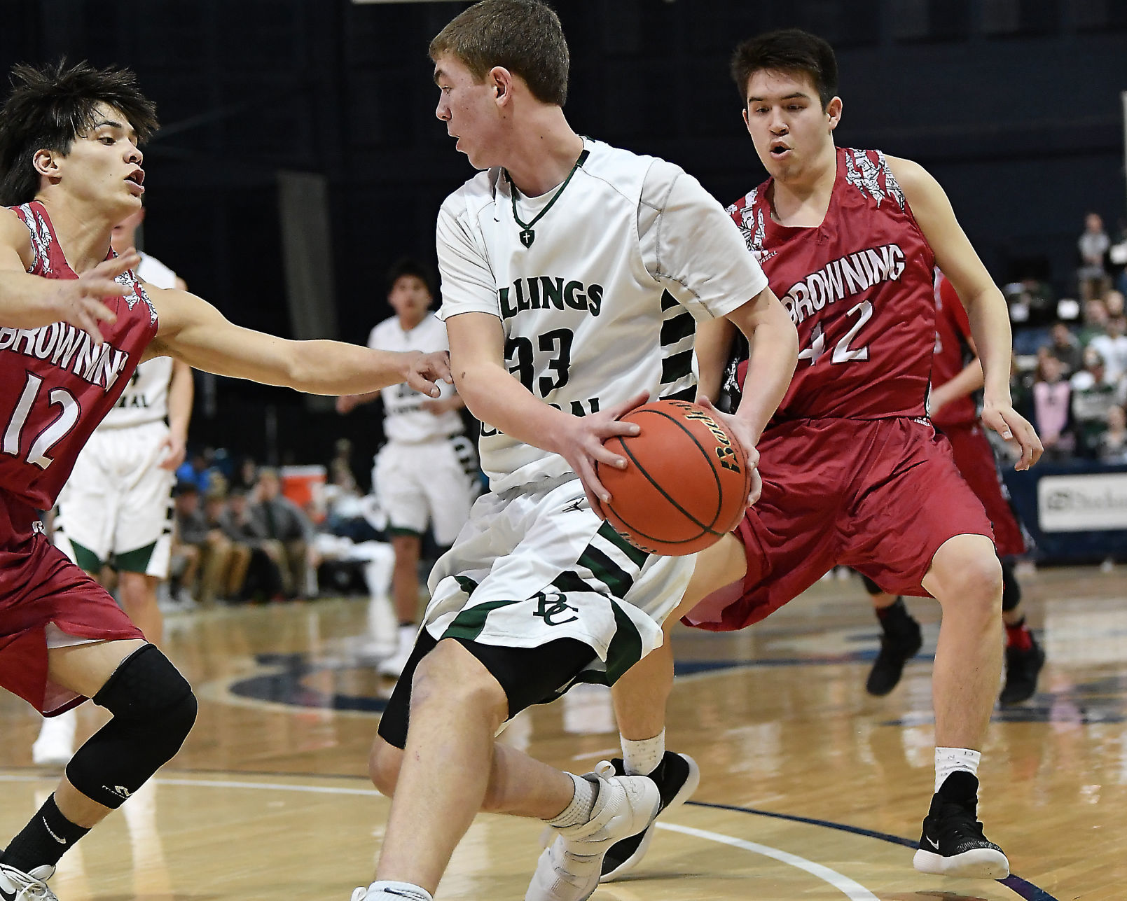 Billings Central vs. Browning Class A boys